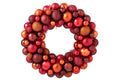 J-Line Krans met kerstballen - PS - multikleur
