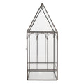 Decoratie KweekKastje 15x15x38 cm transparant metaal