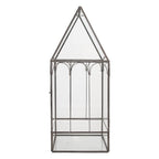 Decoratie KweekKastje 15x15x38 cm transparant metaal