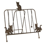 Kookboekstandaard 38x25x38 cm Bruin IJzer Katten Boekenhouders