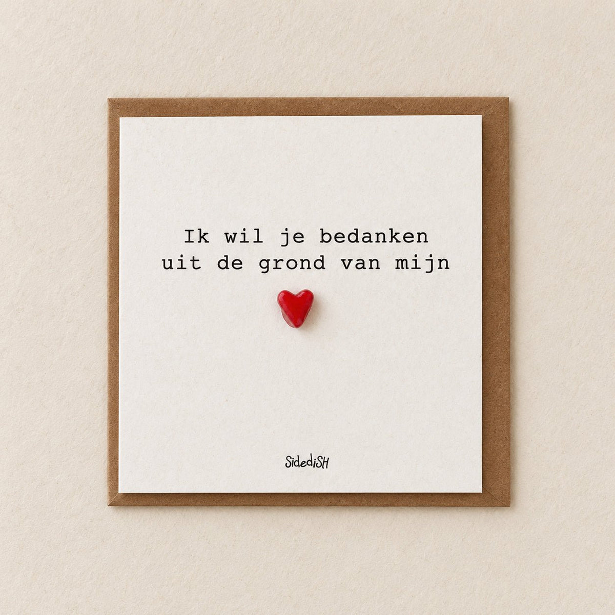 Ik wil je bedanken uit de grond van mijn hart · K19