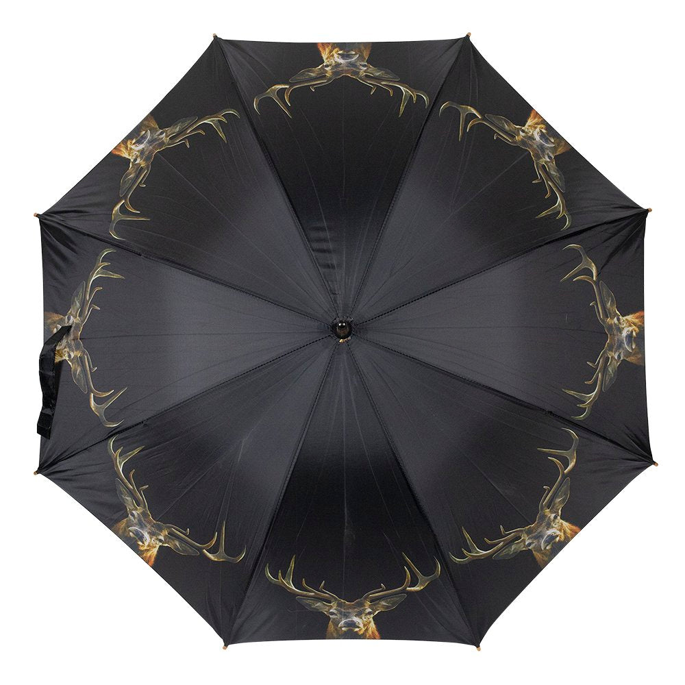 Paraplu zwart edelhert 105cm
