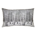 Kussenhoes 30x50 cm Grijs Polyester Boom Sierkussenhoes