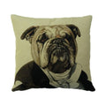 Gobelin kussen aristograaf engelse bulldog 45x45cm