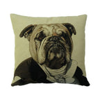 Gobelin kussen aristograaf engelse bulldog 45x45cm