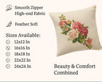 Kussenhoezen – Jute decoratieve print – 18x18 inch – Set van 2