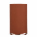 Cilinder Astra solid donker terra h25 d15cm