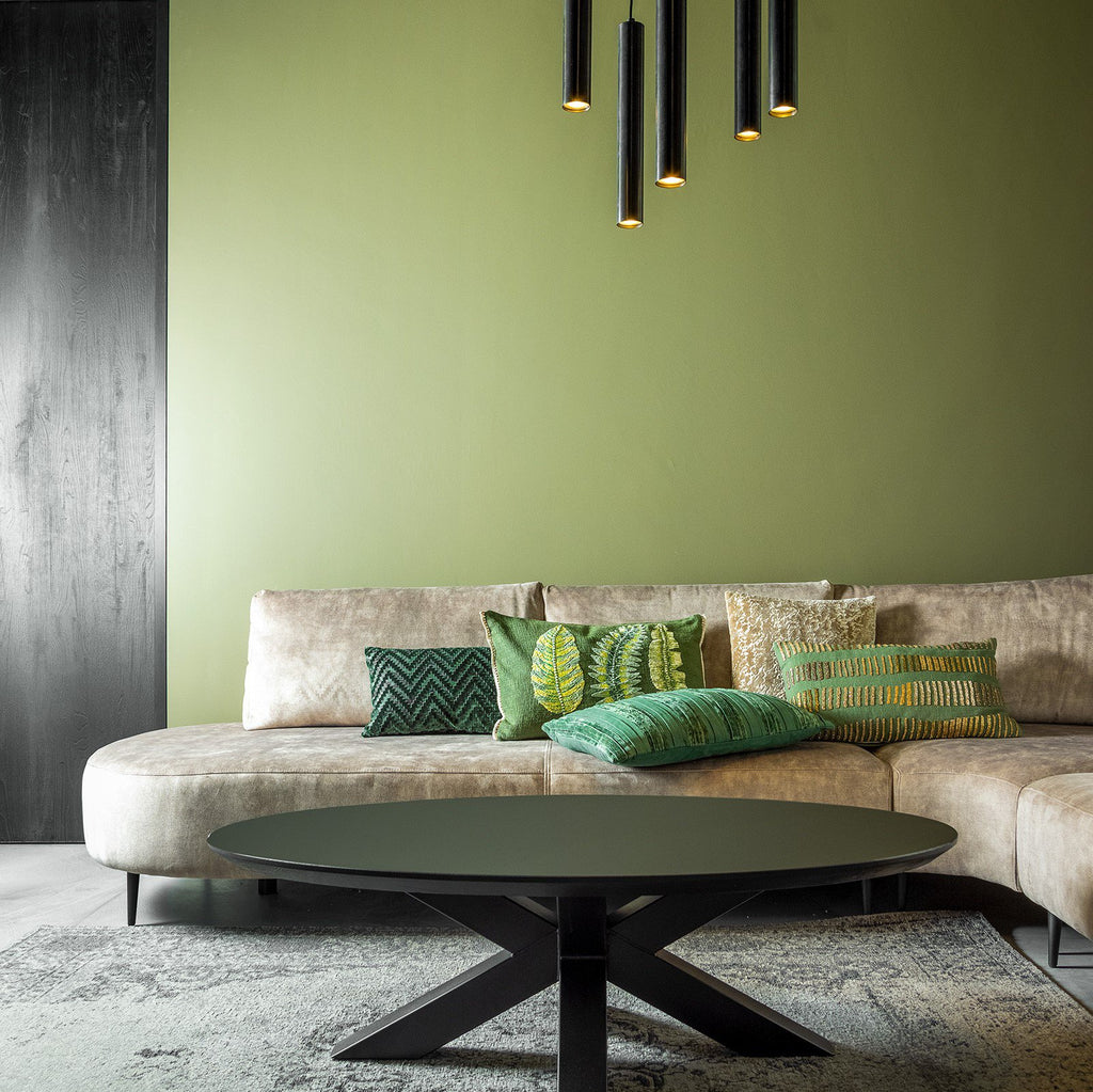Fernando | Kussen | 40x60 cm bieslook | Groen | Hoii | Met luxe binnenkussen