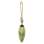 Kerstbal 10 cm Groen Glas Kerstdecoratie