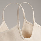 Draagtas | Katoenen canvas tas met rond handvat