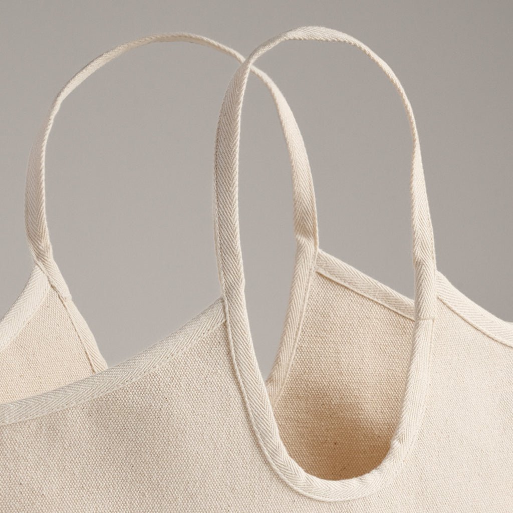 Draagtas | Katoenen canvas tas met rond handvat