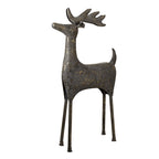 Beeld Hert 79 cm Grijs IJzer