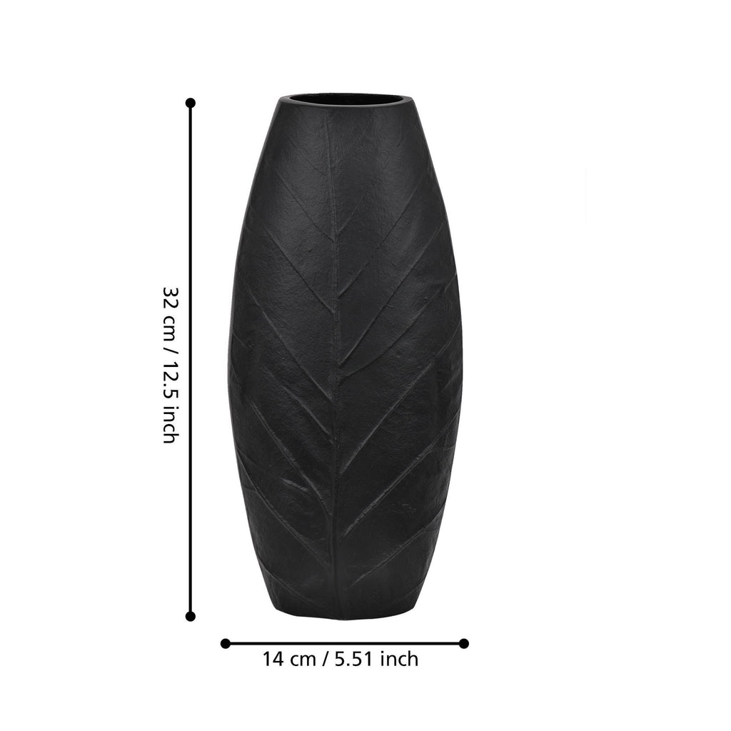 Vaas Midsalip Zwart 14x6x32cm