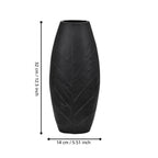 Vaas Midsalip Zwart 14x6x32cm
