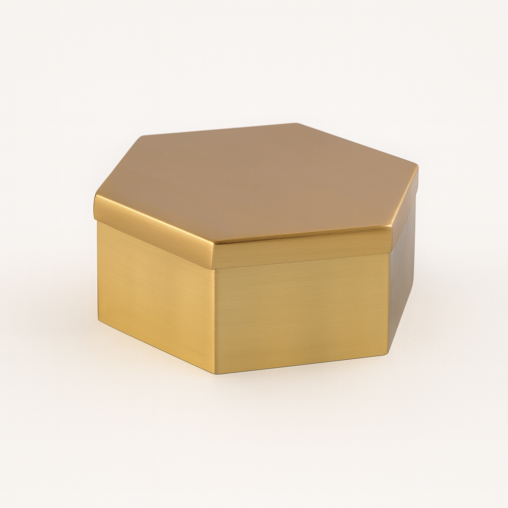 Gouden Decor Opbergdoos – Ijzer