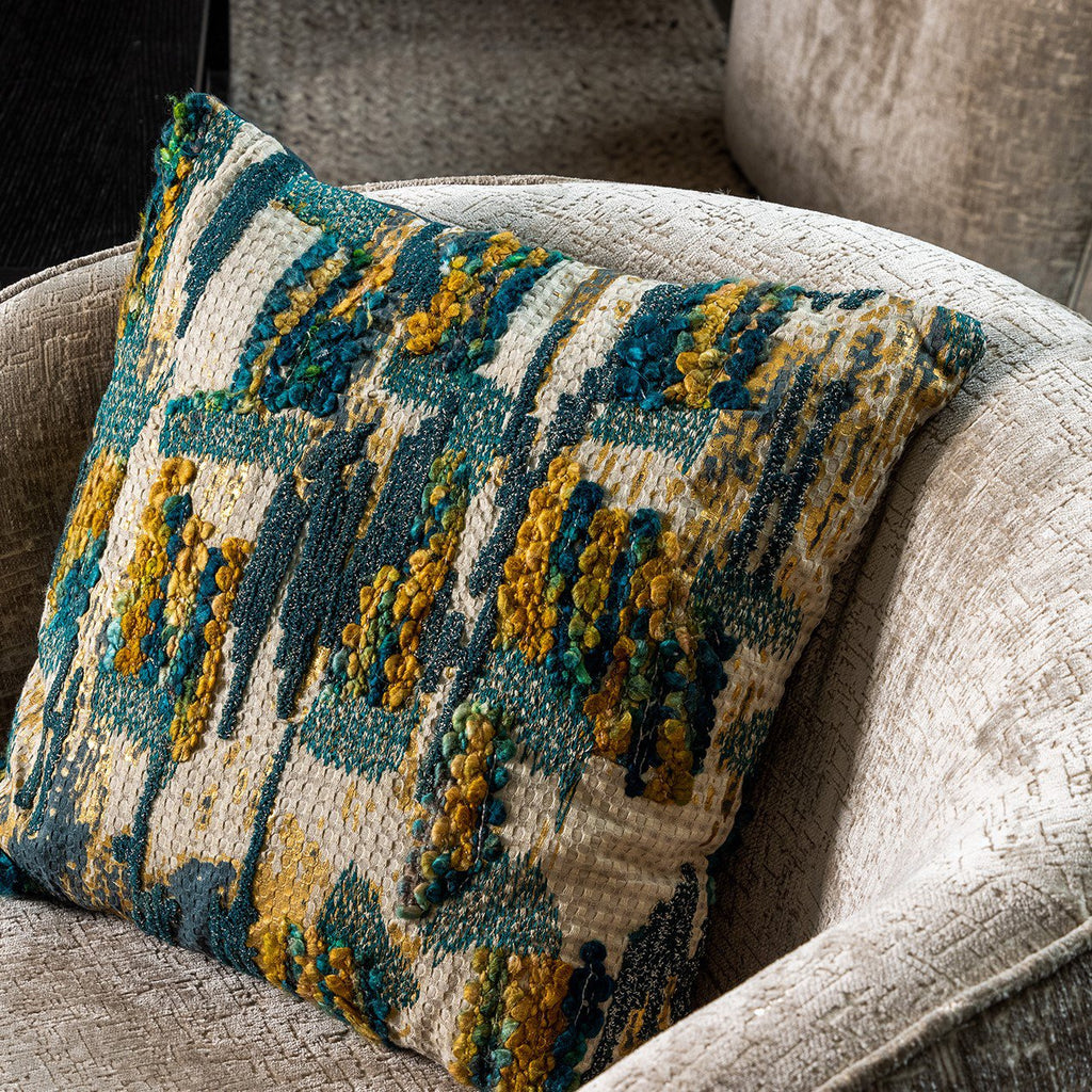 Darci | Kussen | 45x45 cm Insignia Blue | Blauw | Hoii | Met luxe binnenkussen