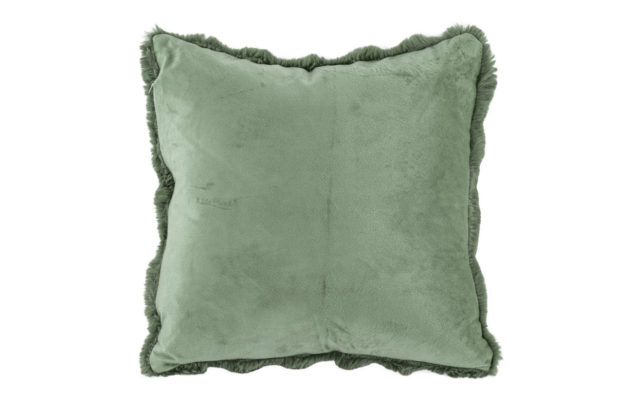 Cushion (filled) Bubble rabbit fur - 45x45 cM