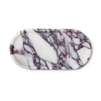 Marmer tray ovaal 30x15cm Calacatta