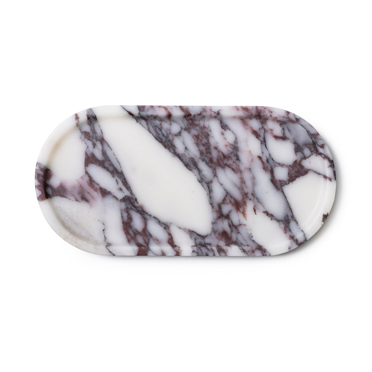 Marmer tray ovaal 30x15cm Calacatta