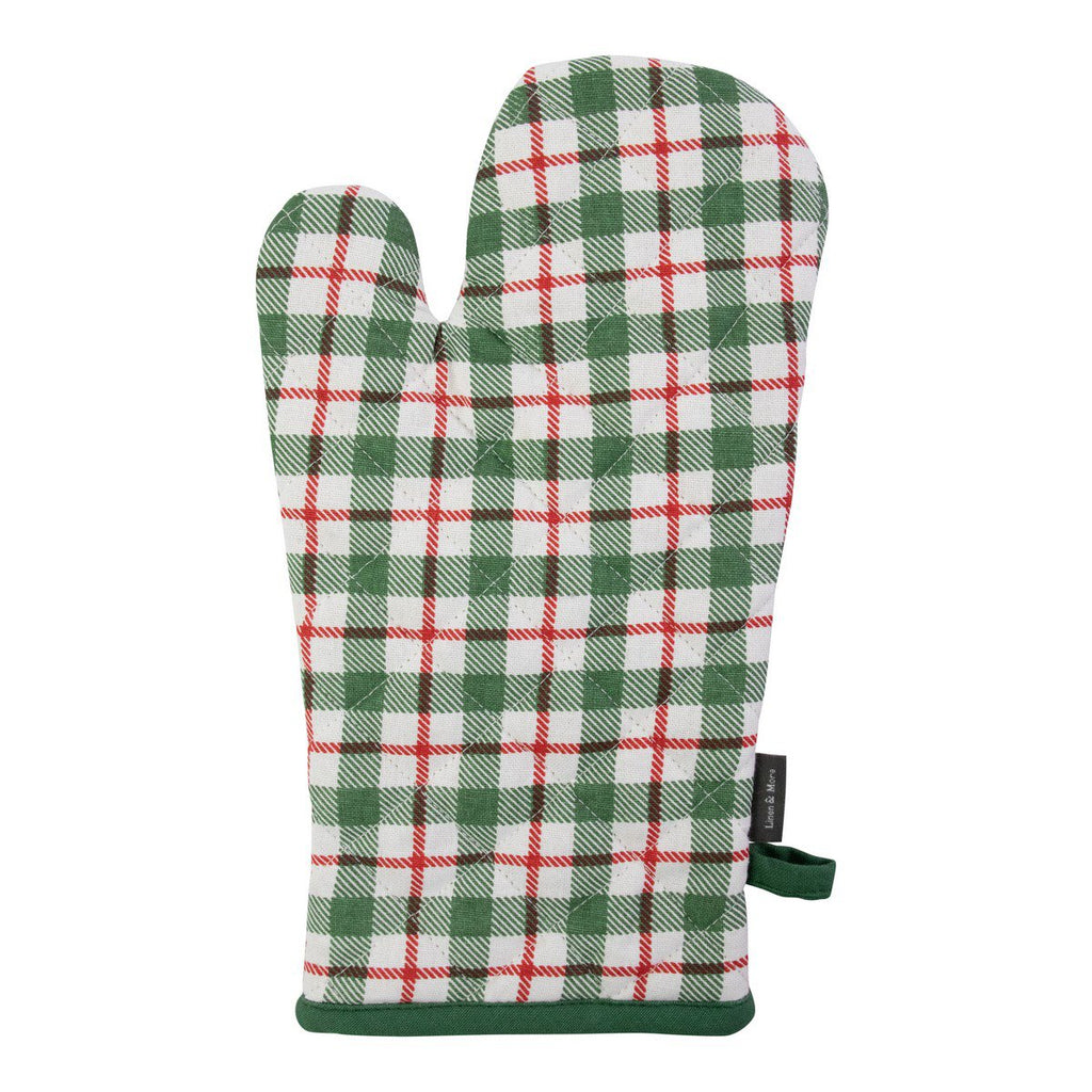 Ferdi Ovenhandschoen groen 18x33cm