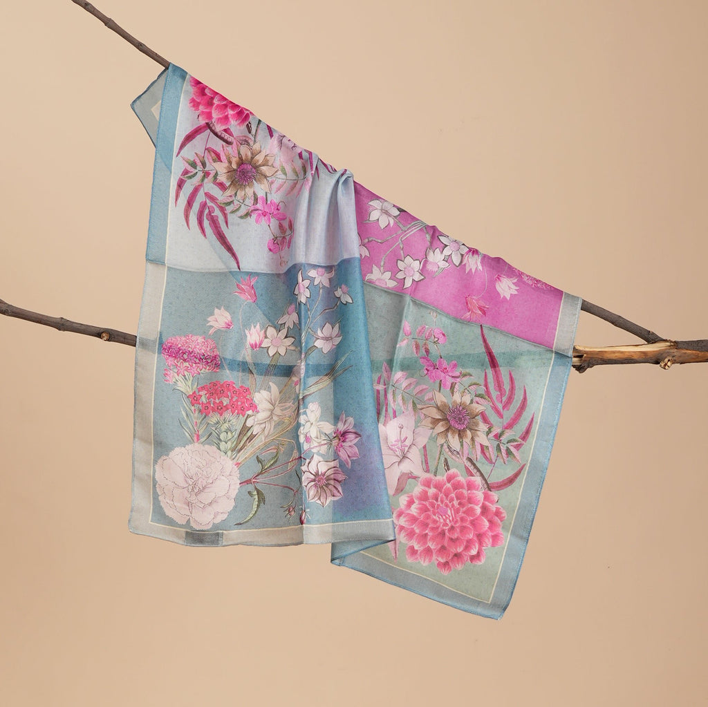Sjaal | Modal Silk Blush-lagune