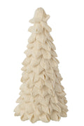 J-Line decoratieboom - vilt - ecru