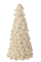 J-Line decoratieboom - vilt - ecru