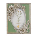 Fotolijst 10x15 cm Zilverkleurig Polyresin Bloemen Fotokader