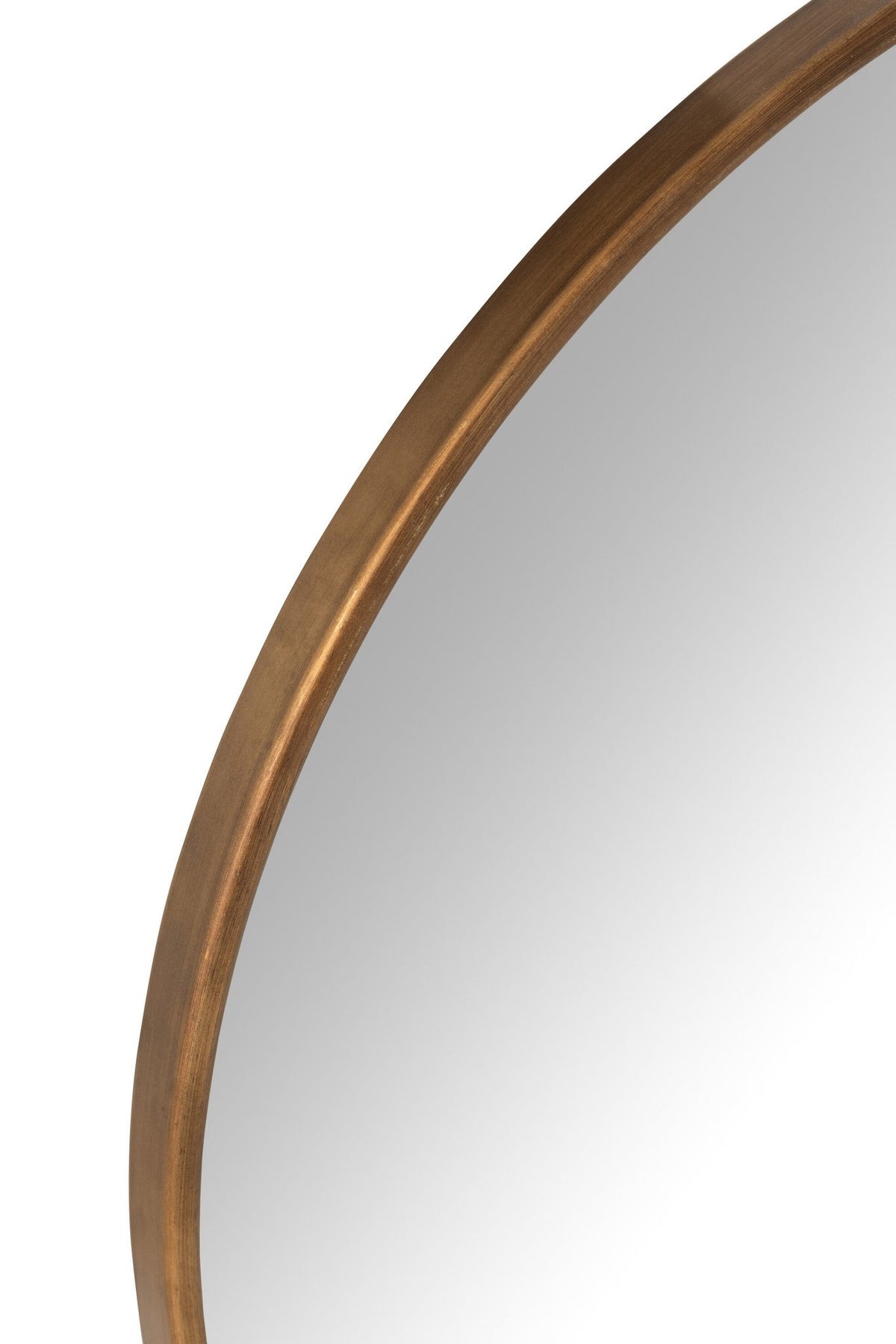 J-Line spiegel Anto - mdf - goud - groot - Ø 85 cm