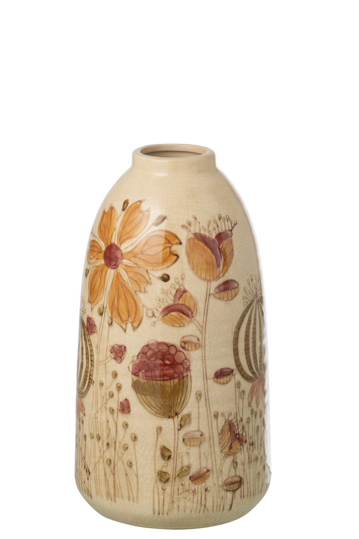 J-Line vaas Vintage - steengoed - mix - S