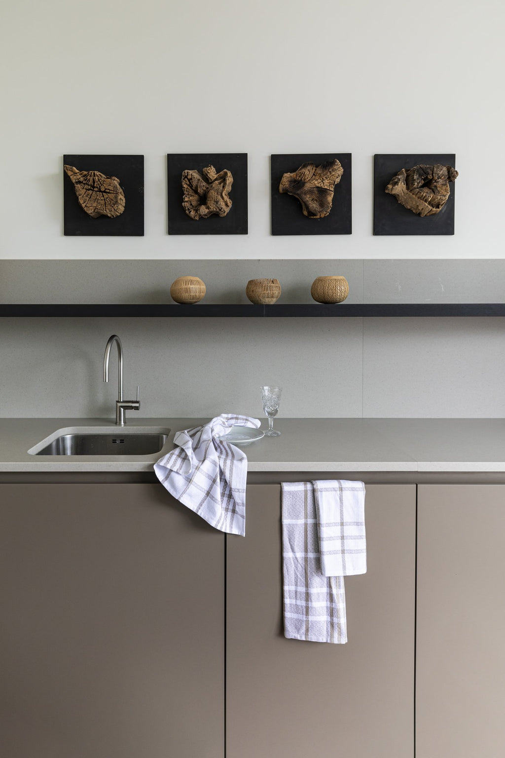 Theedoek bio katoen - set/3 - 50x70 cm