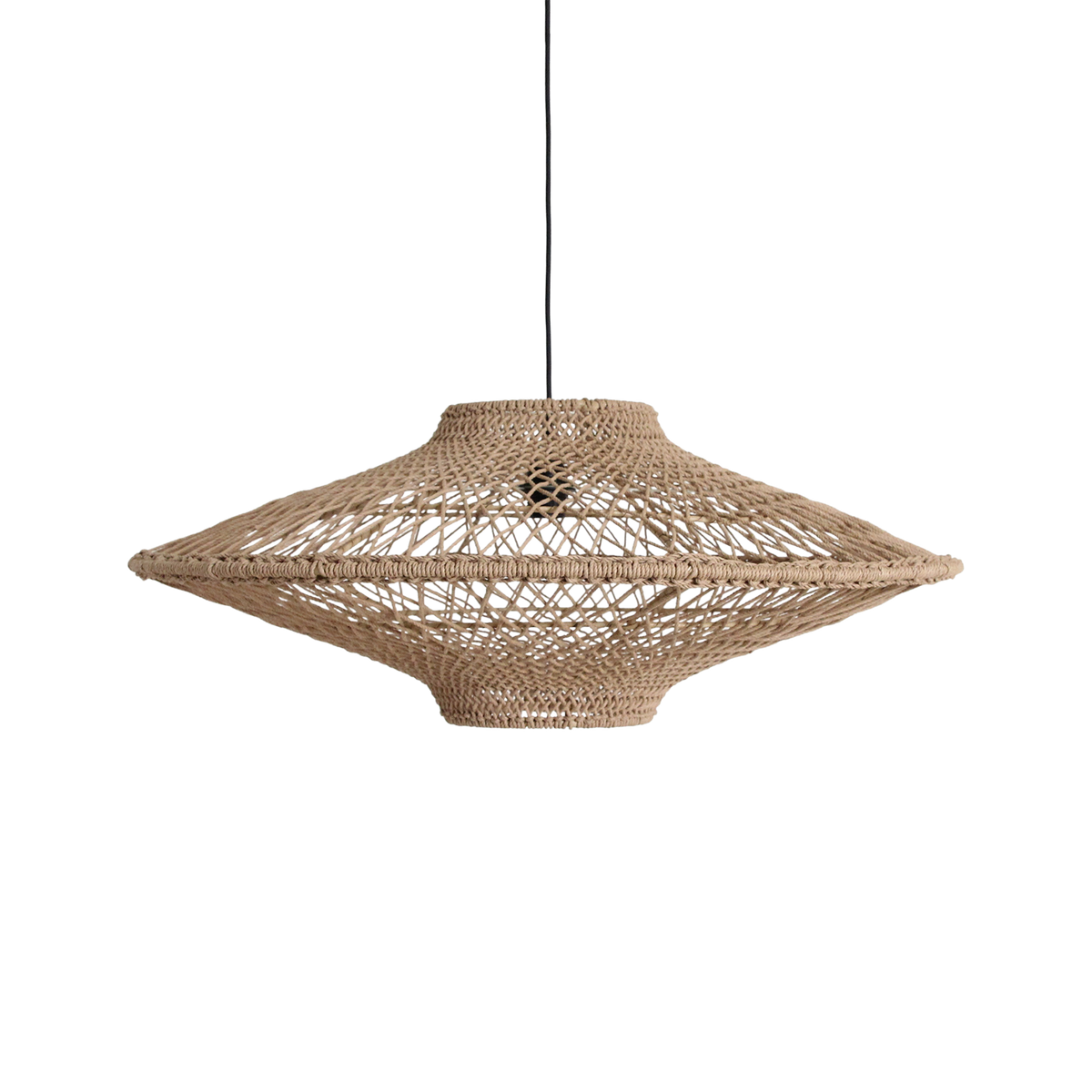 Corda hanglamp naturel large Ø 80x37 cm