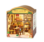 DIY Miniature Scene 3D Boekwinkel met LED- verlichting- MDF