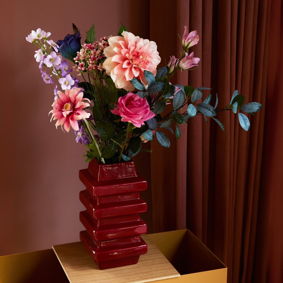 Classic Artificial Bouquet - Purple Glow