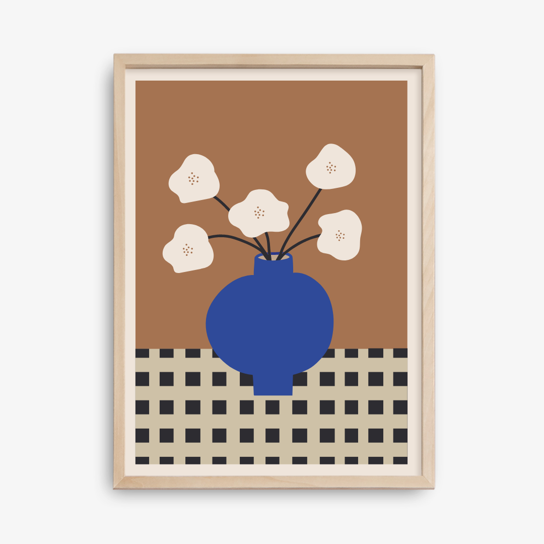 Bloemenvaasposter, Eco-papier en verpakking