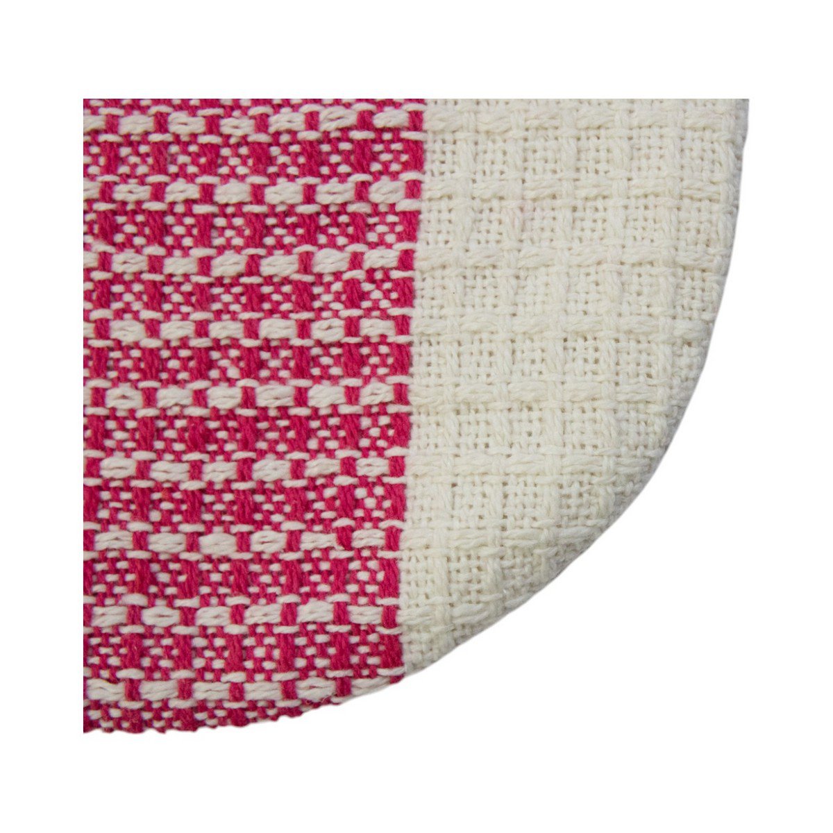 Tasje Waffle roze 15x20cm