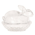 Glazen potje 12x8x9 cm Glas Konijn Potje