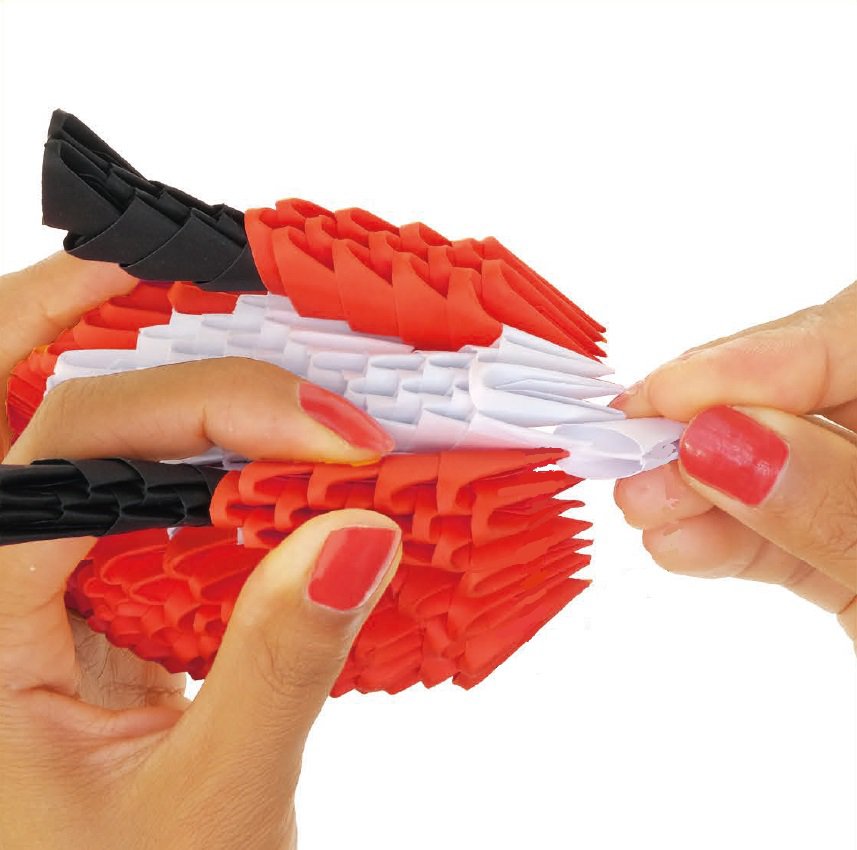3D Model Origami Vos- Papier