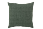 J-Line Kussen met ruitmotief - polyester - groen