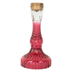 Kandelaar Ø 9x17 cm Roze Glas