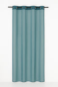 Monna gordijn petrol 8 rings 135 x 260 cm