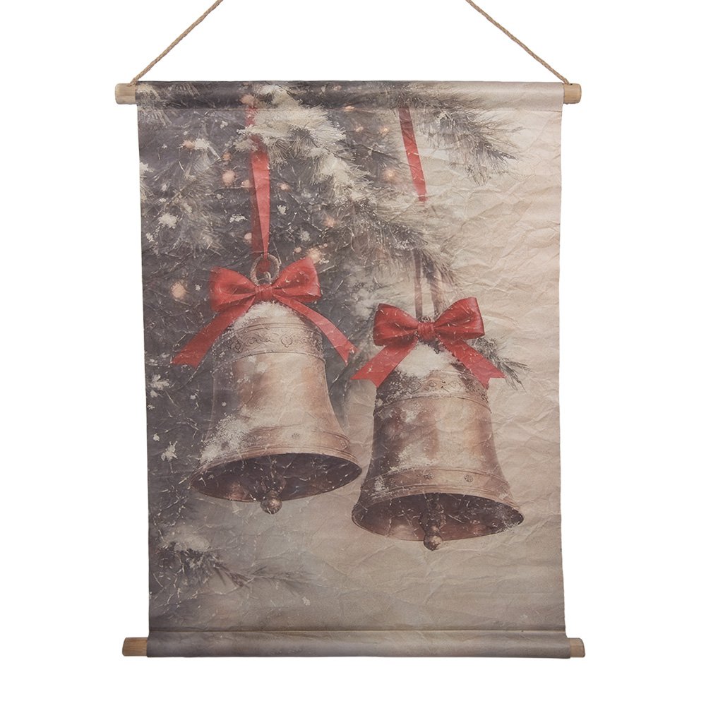 Wandkleed 55x3x75 cm Beige Textiel