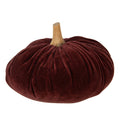 Decoratie Pompoen Ø 25x16 cm Rood Polyester