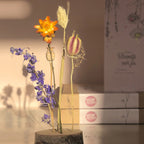 Droogbloemen doosje '(droog-) bloemetje voor jou'
