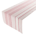 Multi Stripe Tafelloper roze rood 50x140cm