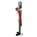 Kerstdecoratie Beeld Notenkraker 70x48x163 cm Groen Metaal