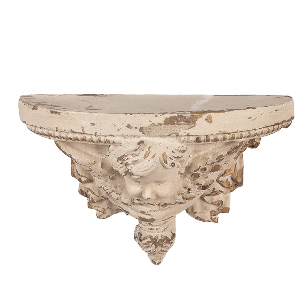 Wanddecoratie 33x14x21 cm Beige Keramisch materiaal