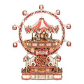 Inspirebox, 3D DIY Houten Puzzel, Muziekdoos, Surprise Amusement Park, LF09, 28,3 x 20,3 x 35,7 cm