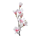 Kunstbloem 97 cm Wit Roze Kunststof Kunstplant