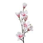Kunstbloem 97 cm Wit Roze Kunststof Kunstplant